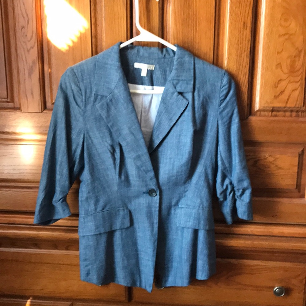 Light cotton/denim blazer